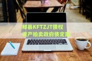 郏县KFTZJT债权资产拍卖政府债定融