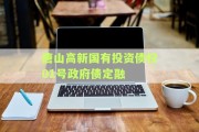 唐山高新国有投资债权01号政府债定融