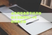 山东阳信县数字经济创新示范园债权1-4号政府债定融